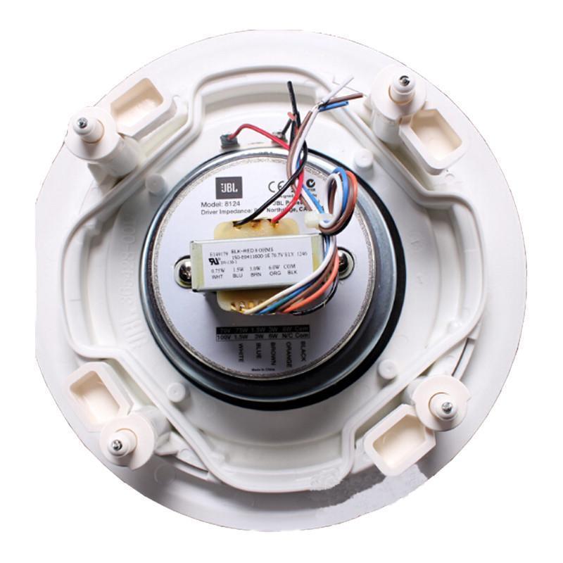 JBL 8124吸顶音响家庭背景音乐音箱天花喇叭室内家用嵌入式吊顶(单只)