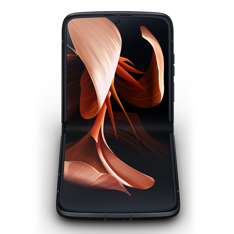 摩托罗拉moto razr 2022 无缝准镜面折叠 内外大双屏 全新骁龙8+ 5000万像素 5G折叠手机 12GB+512GB 锋雅黑