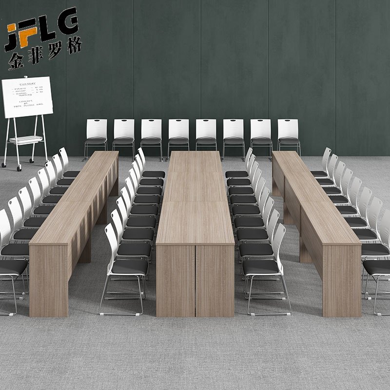 苏宁 金菲罗格 办公家具 板式培训桌长条桌 1200x400x750条形桌高清大图
