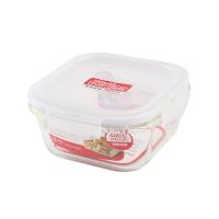 乐扣乐扣(Lock&Lock) 微波炉饭盒 格拉斯饭盒 密封耐热玻璃保鲜容器 LLG214(500ML)