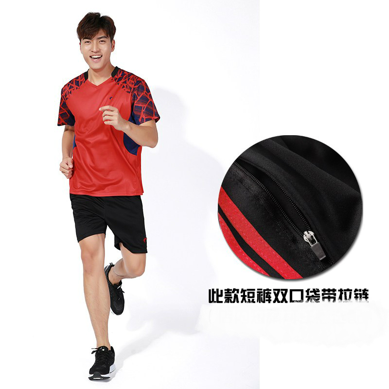 羽毛球服套装情侣装男女网球衣乒乓排球含短裤/裙裤定制印字