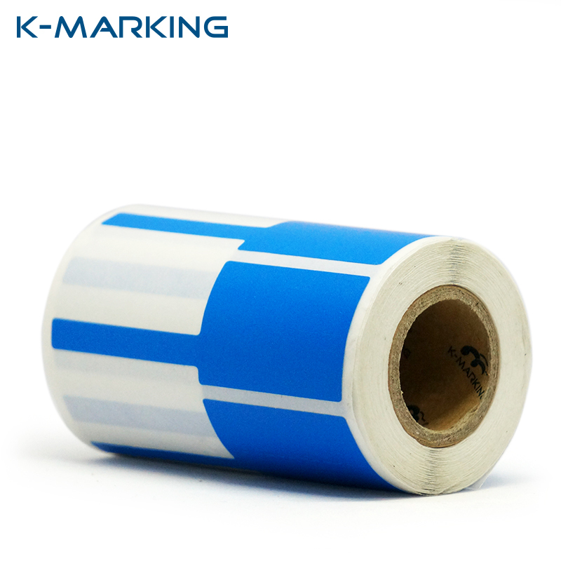 开玛(K-MARKING) K0069 蓝线缆标签 38*25+40 500片/卷