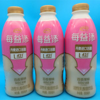 伊利酸奶每益添活性乳酸菌饮品900毫升*1瓶 4瓶备注口味