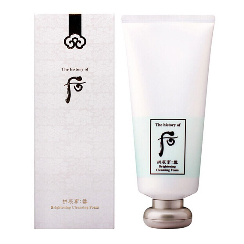 【焕白】Whoo后 拱辰享雪玉凝泡沫洗面奶180ml 洁面膏 深层清洁 控油平衡
