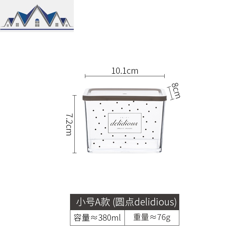北欧透明密封罐零食干果杂粮储物盒家用厨房食品收纳储物罐 三维工匠收纳盒高清大图