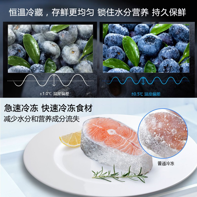 韩国原装进口 LG F680SB77B 冰箱十字对开四门透视门中门智能变频家用风冷无霜大容量空气净化电冰箱