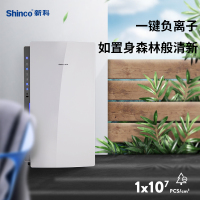 新科(Shinco)空气净化器家用除过敏原 除甲醛除雾霾PM2.5异味二手烟卧室净化 负离子功能 白色(适用面积55㎡)