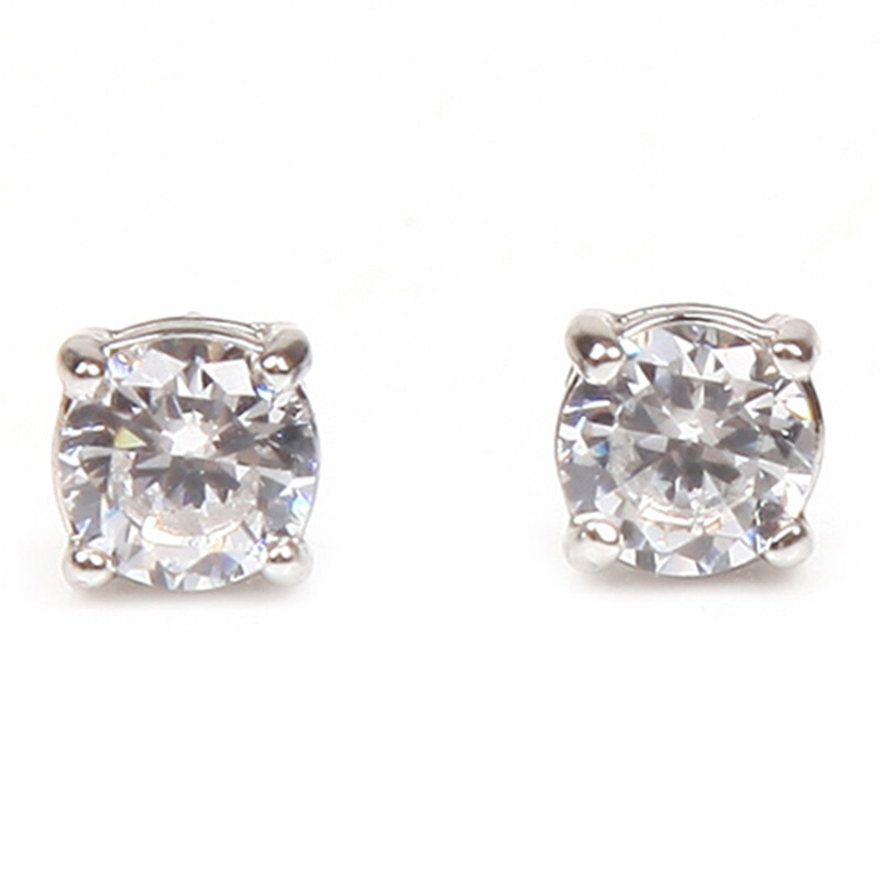 Givenchy/纪梵希 经典款单颗锆石四爪耳钉中性小号耳钉高清大图