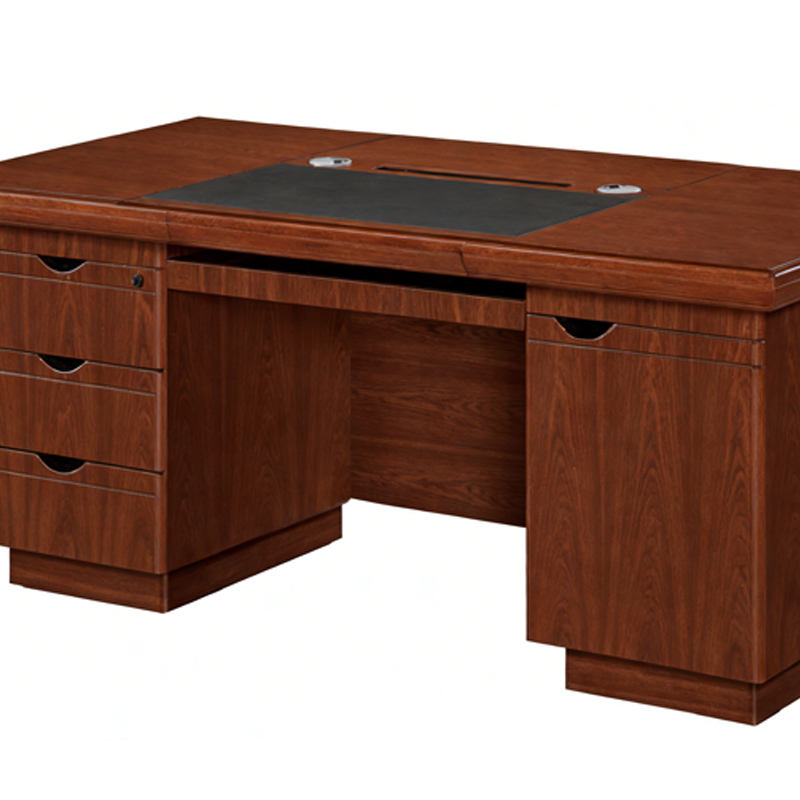 大央办公桌B-6C161 1600W*800D*760H 办公桌员工位单人办公桌组合简约现代办公室老板桌子职员电脑桌高清大图