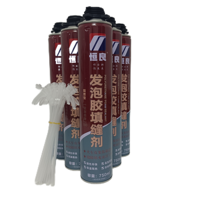 恒良牌发泡胶填缝剂750ml900g(车皮专用)高清大图
