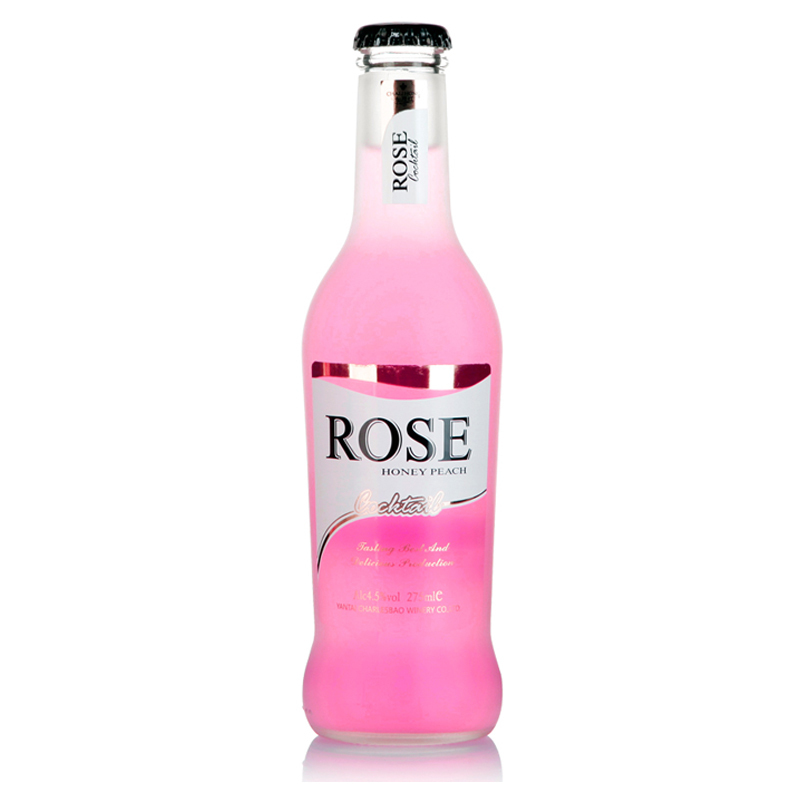 查理红ROSE鸡尾酒 果味洋酒 275ml*1瓶 蜜桃味 (新老包装交替发货)