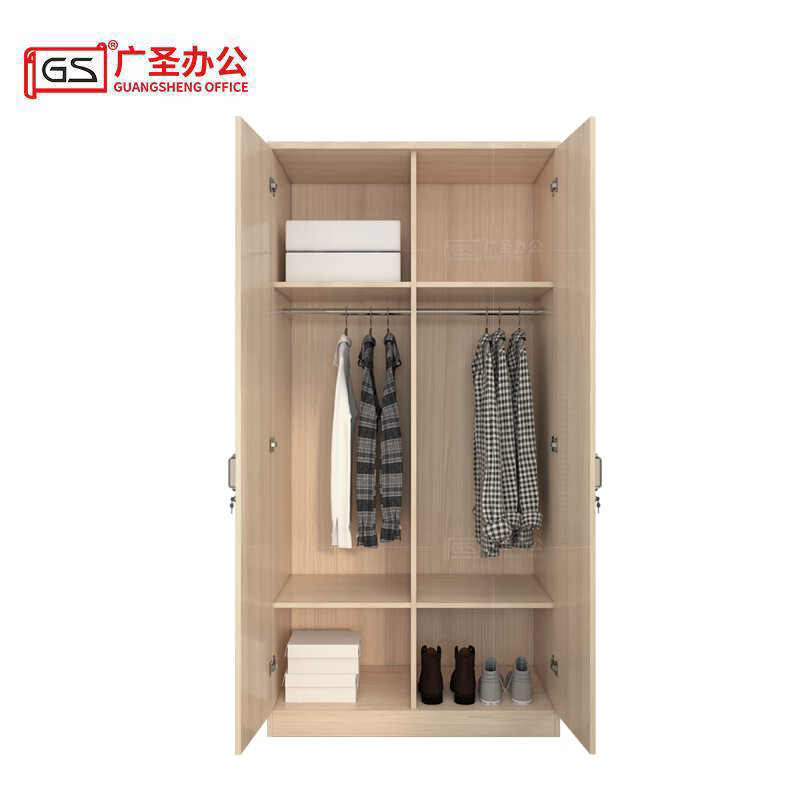 GS广圣 两门衣柜宿舍更衣柜 YX0105个高清大图