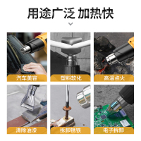 热风枪数显调温汽车贴膜烤枪热缩枪吹风机烘抢法耐工业塑料焊枪 F4后数显调温(工具箱)五件套2800W