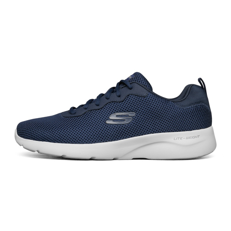 Skechers斯凯奇官方男子轻便休闲运动鞋时尚绑带舒适缓震跑步鞋 58362