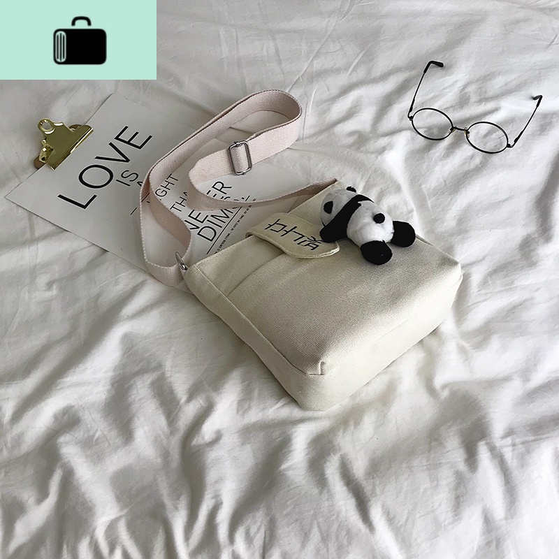 帆布小包包女2020新款韩版ulzzang日系原宿ins百搭可爱学生斜挎包NEWLAKE高清大图