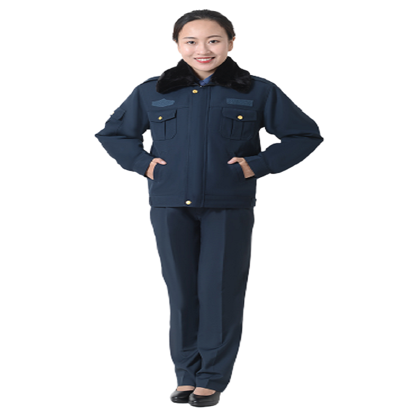 徽珩城市管理制服冬季保安服加厚防寒保暖冬执勤物业制服藏青蓝冬执勤
