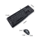 罗技 (Logitech)MK120有线键盘鼠标套装 USB通用办公 黑色
