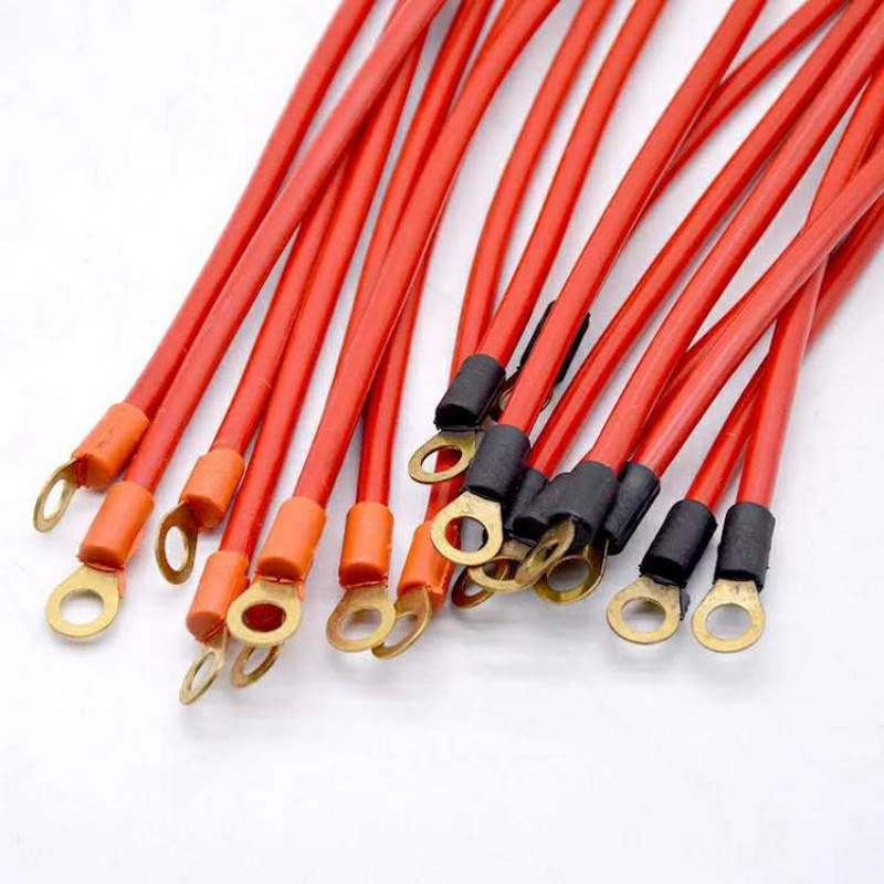 敬平电动车电池连接线特粗8平方三轮车大电瓶水电瓶电池连接线配件8