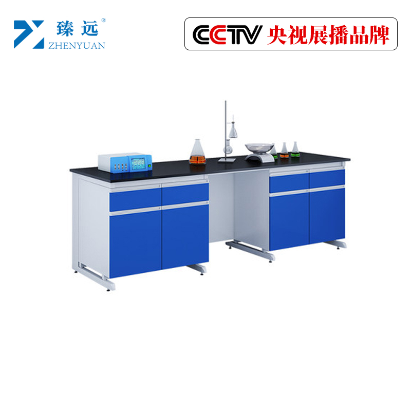 臻远操作台实验台化学试验桌 钢木边台/米 ZY-SN-0469