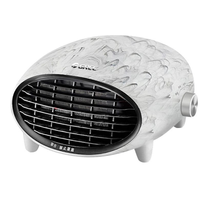 格力(GREE)取暖器暖风机家用台壁两用暖风机大理石纹取暖器安全速热烤火炉 三档可调 NFBA-X6020a 水墨灰图片