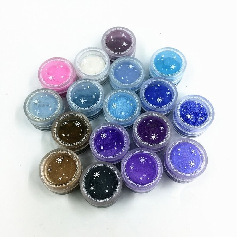 亮彩眼影粉卧蚕笔高光粉提亮闪粉影楼儿童舞台彩妆 004#中细款-柠檬黄