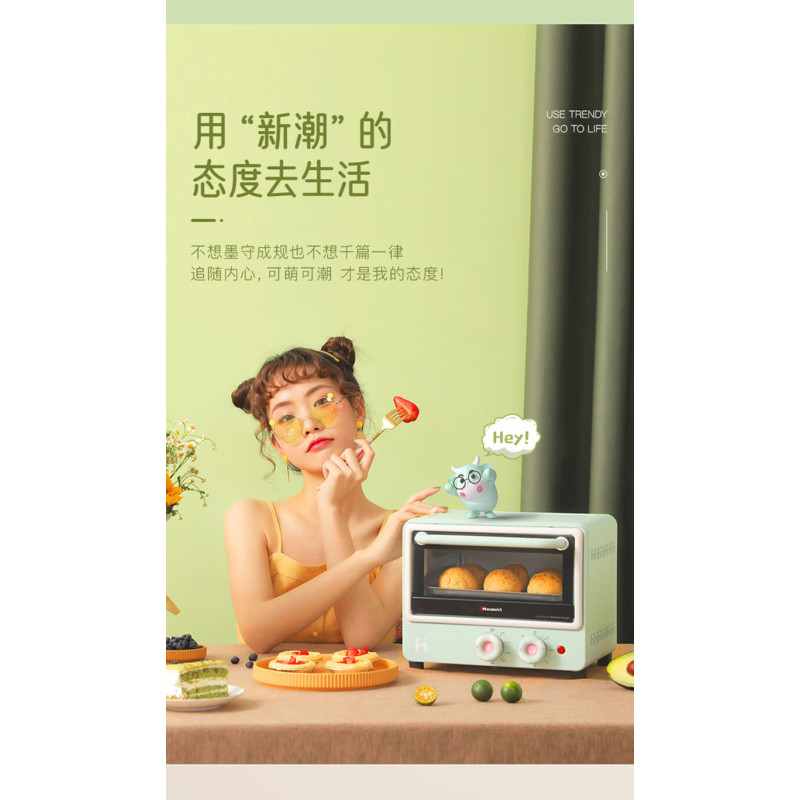 海氏(Hauswirt) B09 家用小型多功能电烤箱 B09 12L