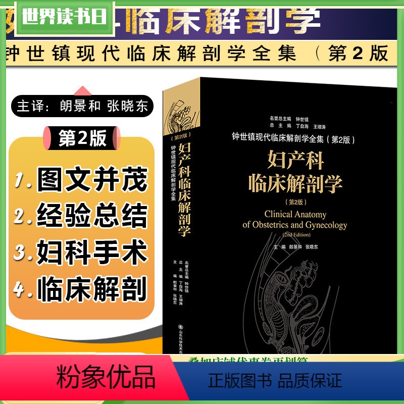 【正版】 妇产科临床解剖学第2版 钟氏镇现代临床解剖学全集第2版 郎景和 张晓东 临床解剖案例教程 山东科学技术出版社