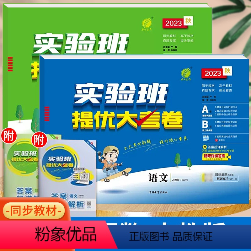 语文+数学(人教版) 一年级上 [正版]2024春实验班提优大考卷一年级下册上册语文数学人教版北师大苏教单元期中期末达标