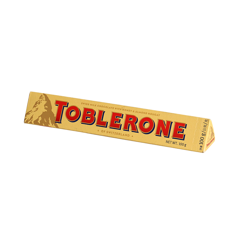 瑞士三角(Toblerone)牛奶巧克力含蜂蜜及巴旦木糖 100g/条高清大图