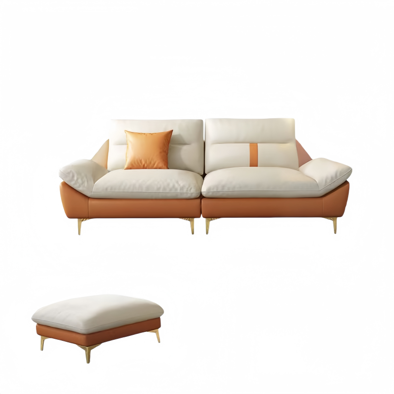 荺炬沙发240cm+踏组高清大图