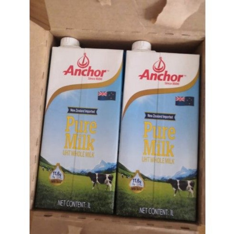 安佳纯牛奶蛋白质3.6g 1L*12盒/箱高清大图