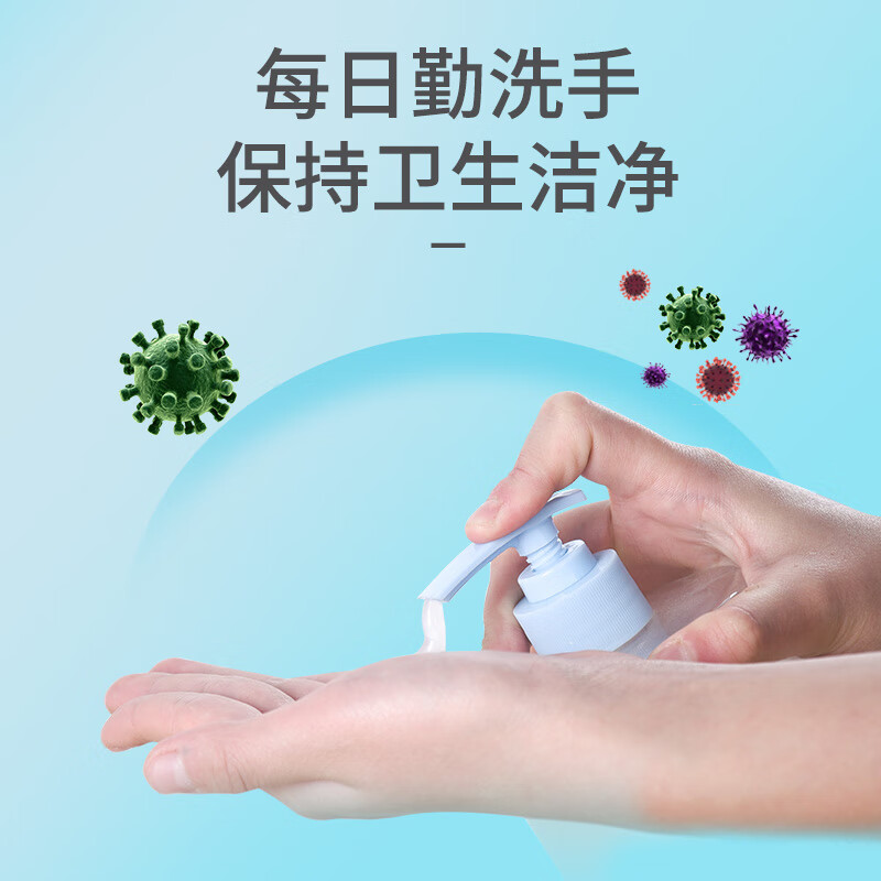 植护净至 清香洗手液瓶装480ml/瓶高清大图
