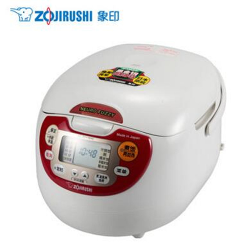 象印(ZO JIRUSHI)电饭煲NS-ZCH18HC 日本原装进口微电脑电饭煲三维立体加热合金内胆6-10人份红色5L