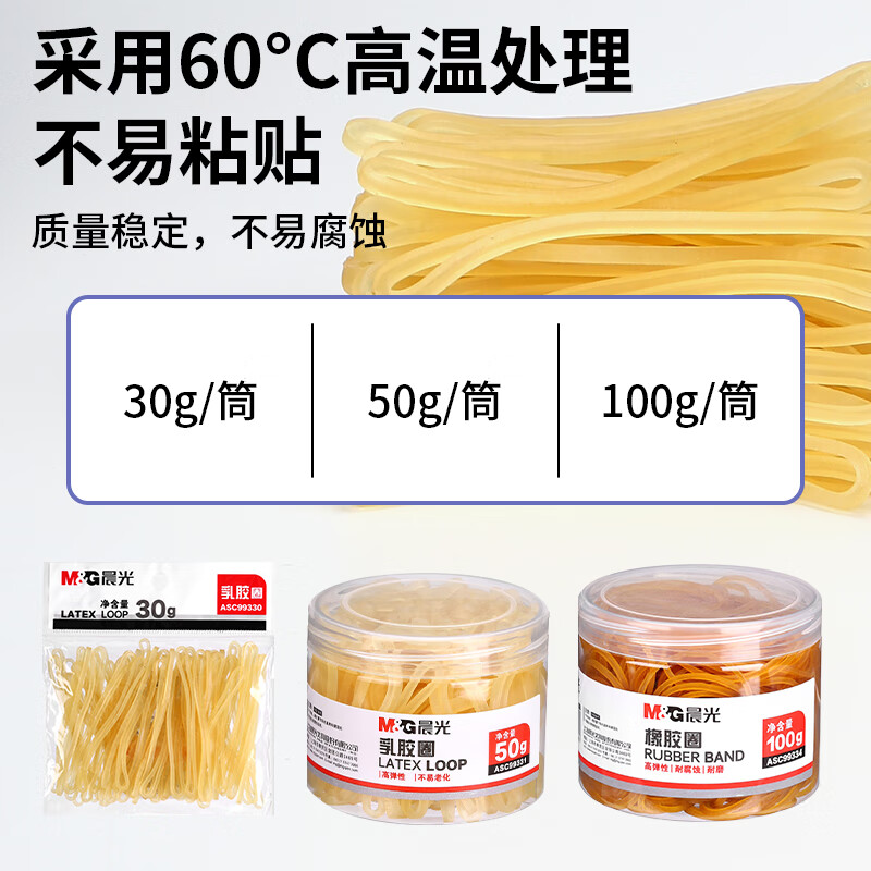 晨光(M&G)乳胶圈30gASC99330高清大图