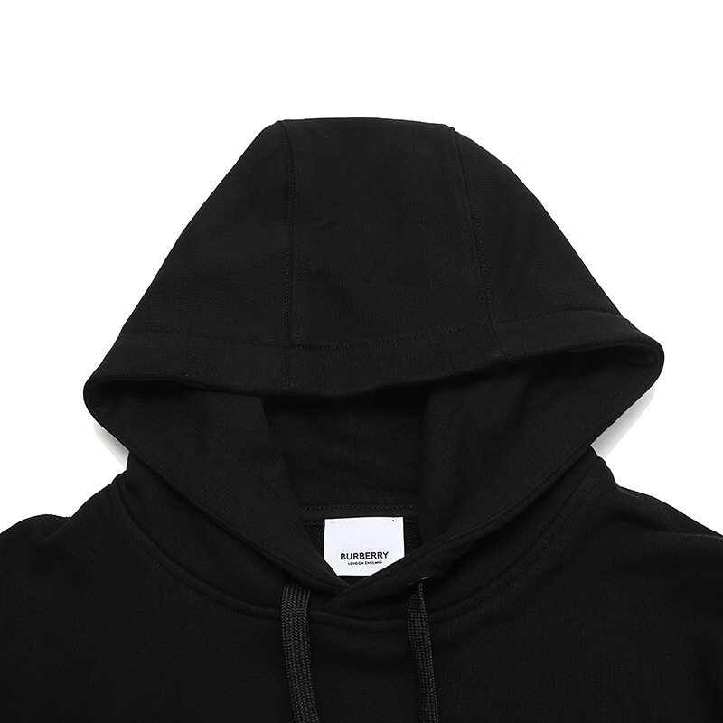 burberry博柏利情人节礼物男款棉质连帽卫衣运动衫80223741