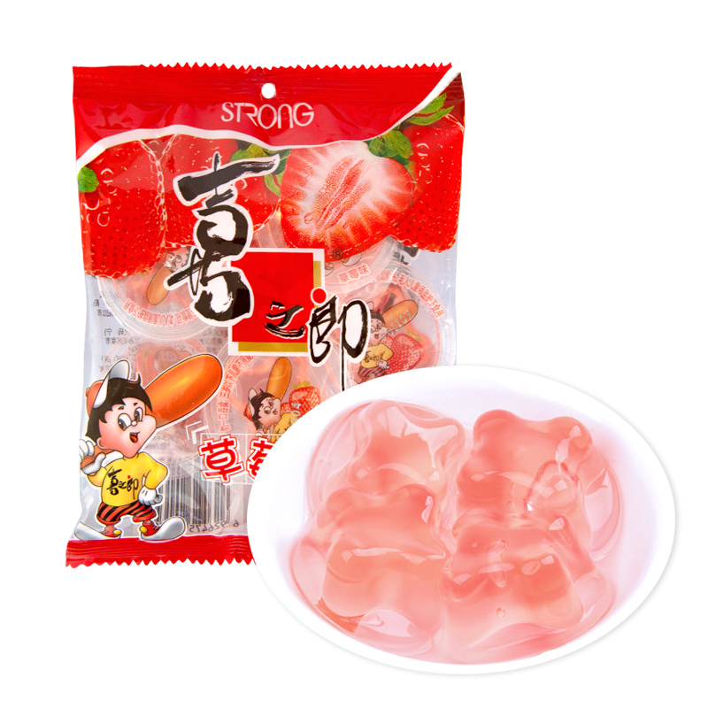 喜之郎草莓味果冻小袋90g