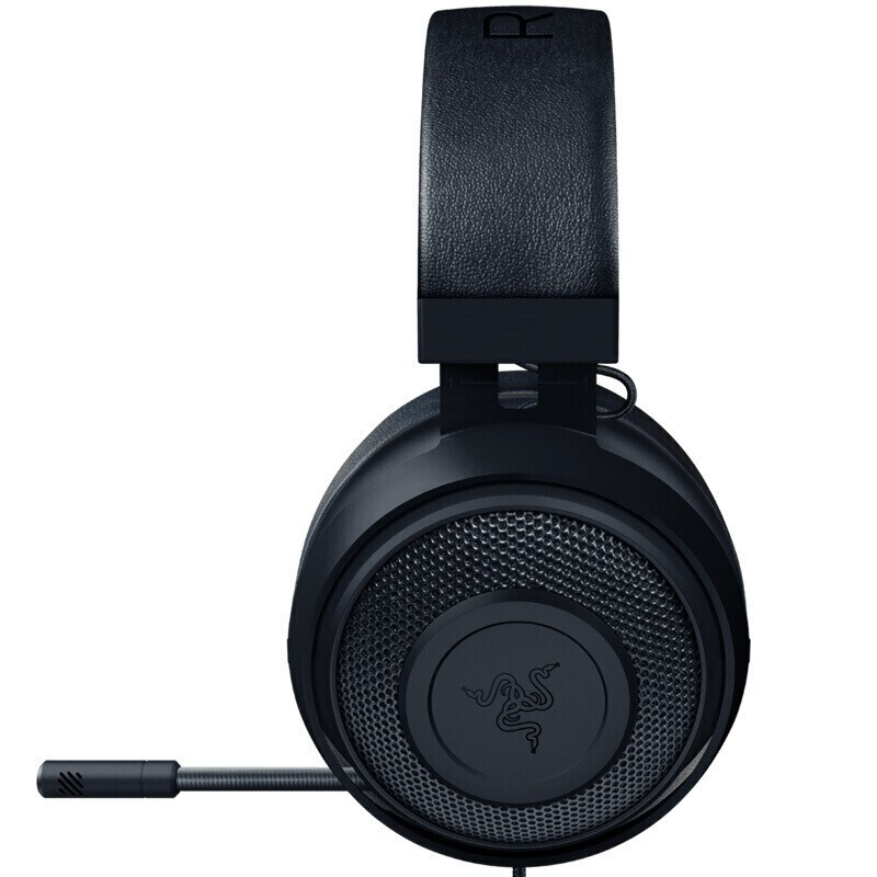 雷蛇(Razer)北海巨妖头戴式游戏耳机 电竞耳麦 电脑手机耳机 清凉凝胶耳罩 黑色2019新款