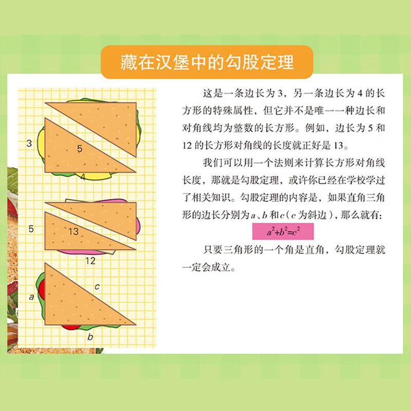 [正版]美味的数学生物化学物理科学系列9-14岁中学生启蒙课外阅读书籍中考知识点精美插图吃美食玩转数学从有趣的角度找到高清大图
