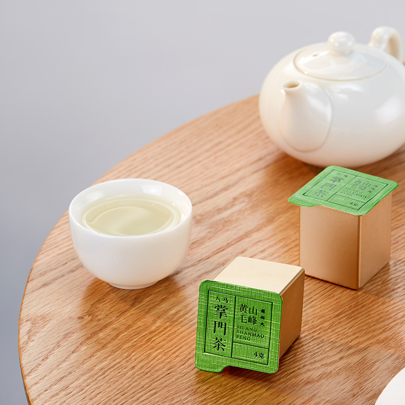 [2021新茶]八马掌门茶 新茶上市 黄山毛峰绿茶茶叶 10罐礼盒装40g
