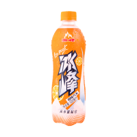 冰峰橙味汽水饮料西安老字号陕西特产整箱500ml*15瓶装怀旧碳酸饮料