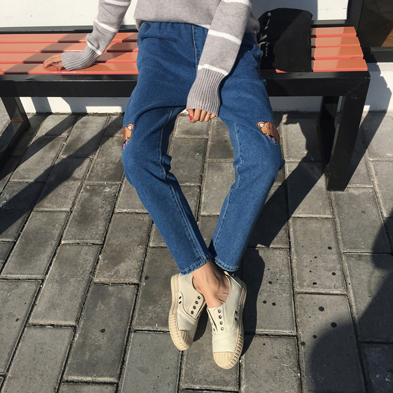 洛芊luoqian女士牛仔裤