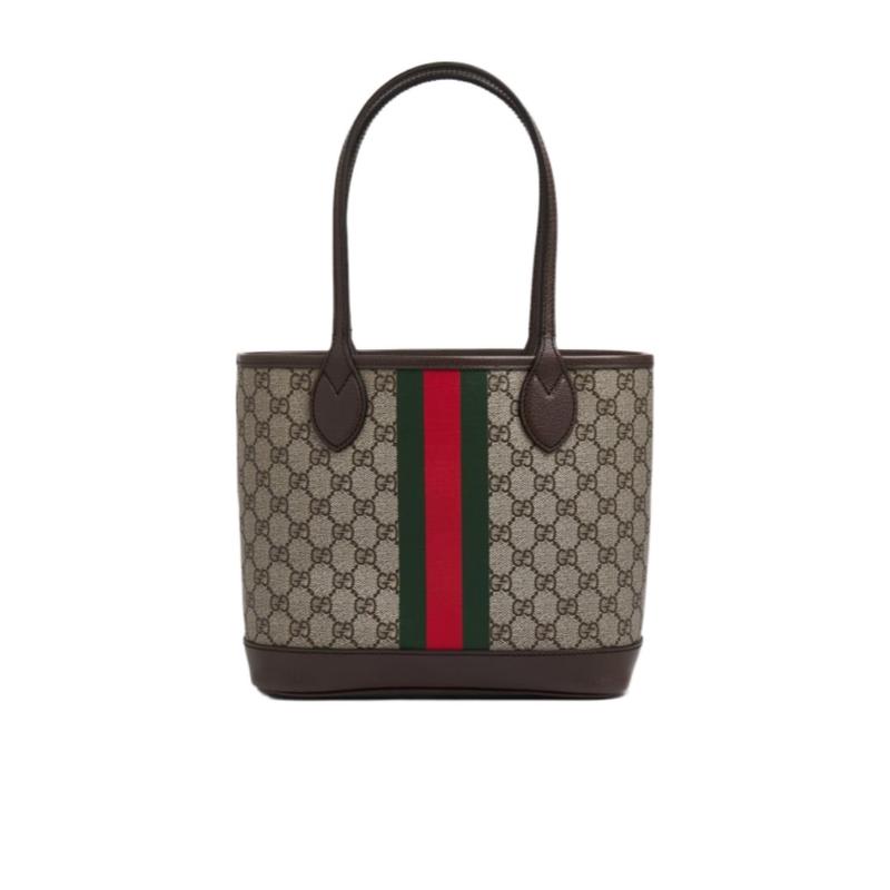 古驰(GUCCI)通用帆布手提包徽标点缀休闲百搭配件日常通勤潮品 多色