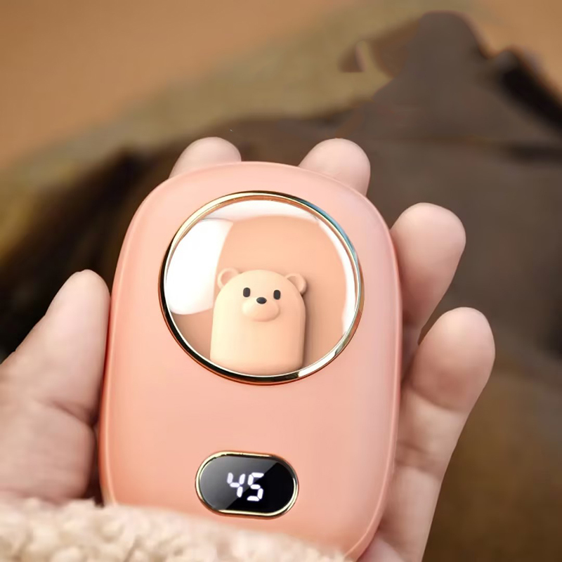 企业定制黛悦暖手宝小熊暖手宝充电宝二合一取暖器暖手神器dy1771
