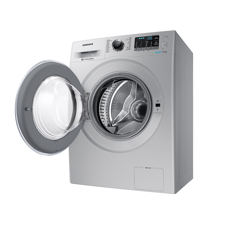 三星(SAMSUNG)WW90J5410GS/SC 9公斤智能变频电机 时尚外观 节能省电 家用大容量全自动滚筒洗衣机