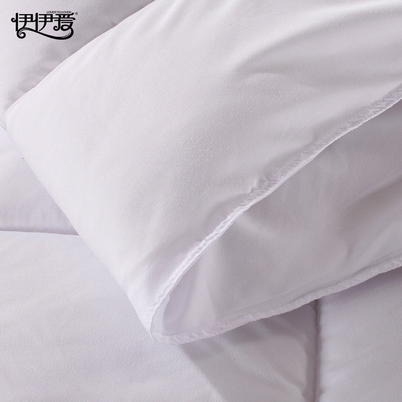 伊伊爱 全棉防羽布纯白褥子高清大图
