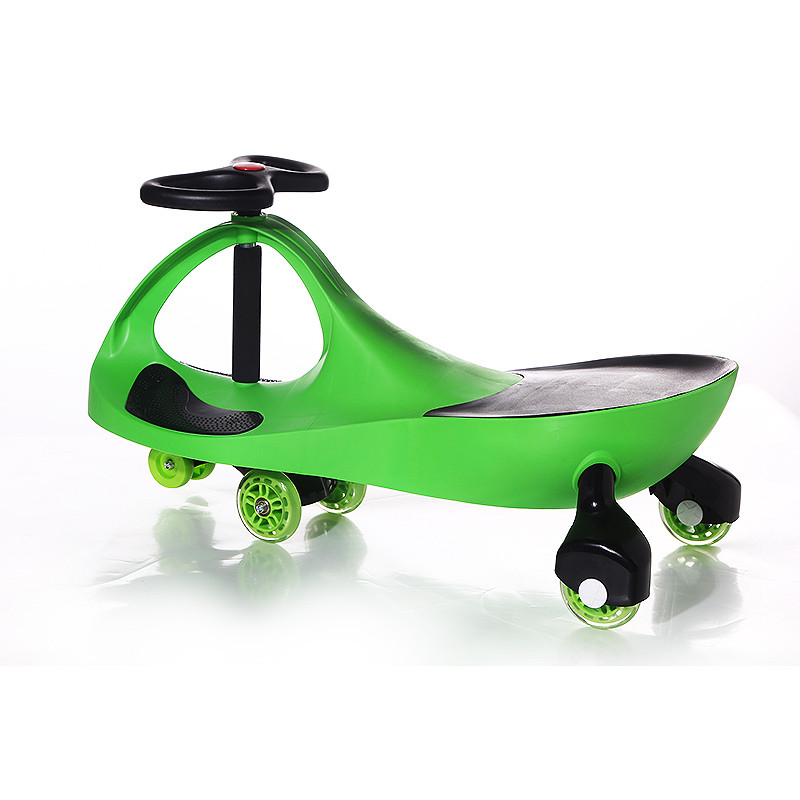 乐贝儿童扭扭车宝宝悠悠车滑行车摇摆溜溜车经典版lb3001经典绿色普通