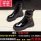 可莉允女童靴子2022秋冬新款儿童马丁靴中大童加绒加厚短靴女童鞋子冬款