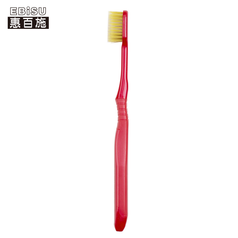 惠百施6列54孔舒适倍护宽头牙刷 软毛 牙龈出血高清大图