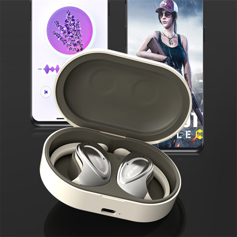 纽曼 蓝牙耳机挂耳式TWS-Q2云岩白