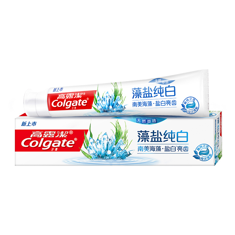 高露洁（Colgate）自然系列 牙膏家庭套装180gx3 共计540g 送小牙膏2支